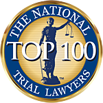 The National Top 100 Trial Lawyers badge