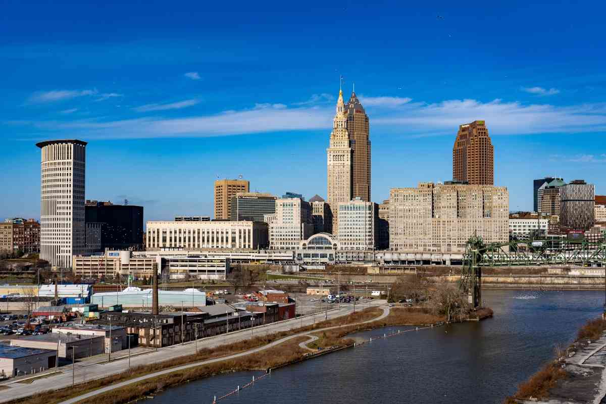 Cleveland ohio skyline