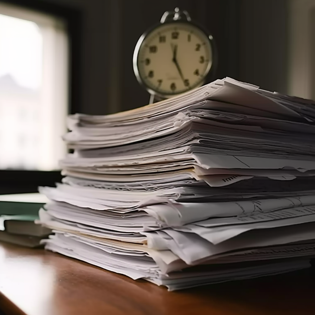 pile of paperwork